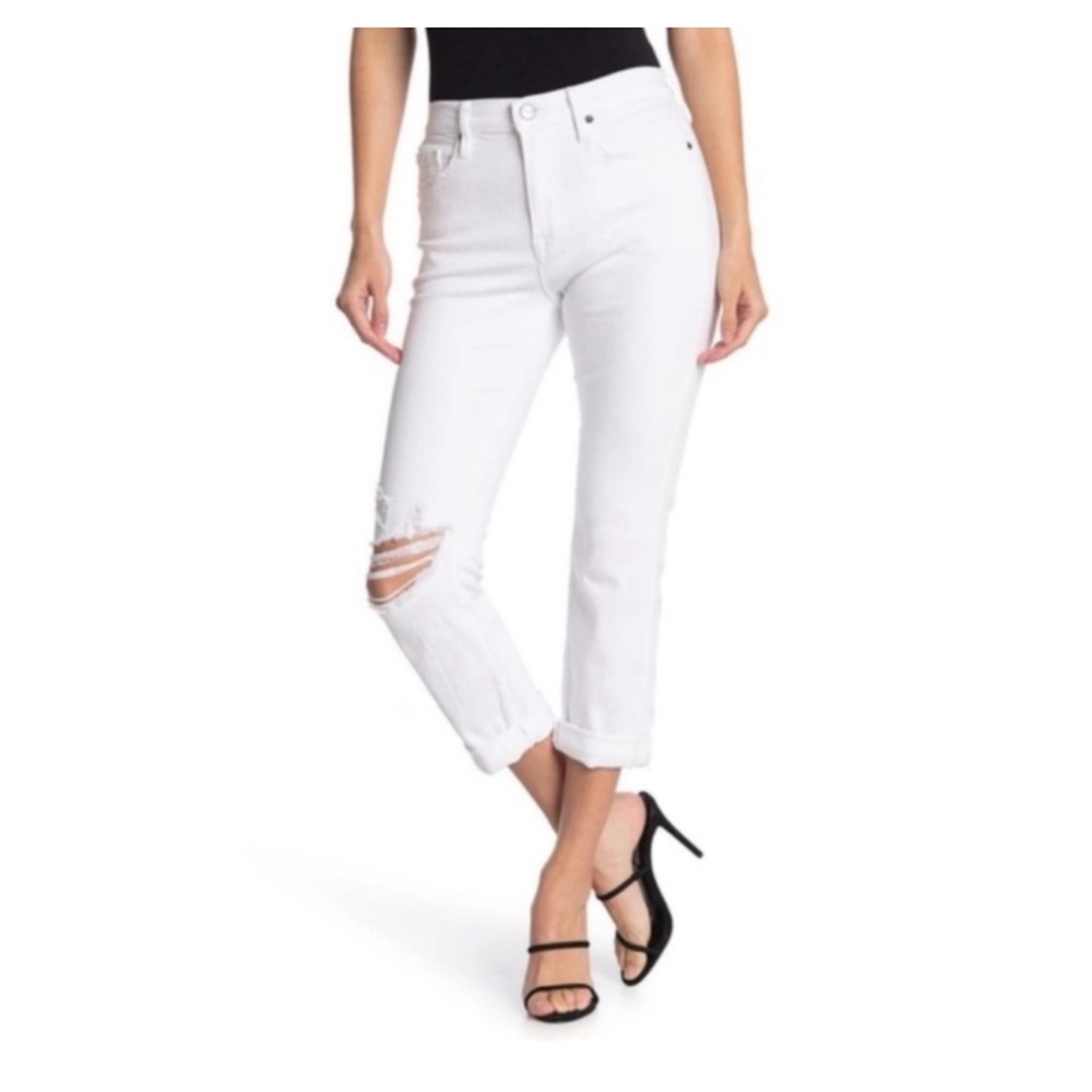 Frame Le Beau White Jeans - 28